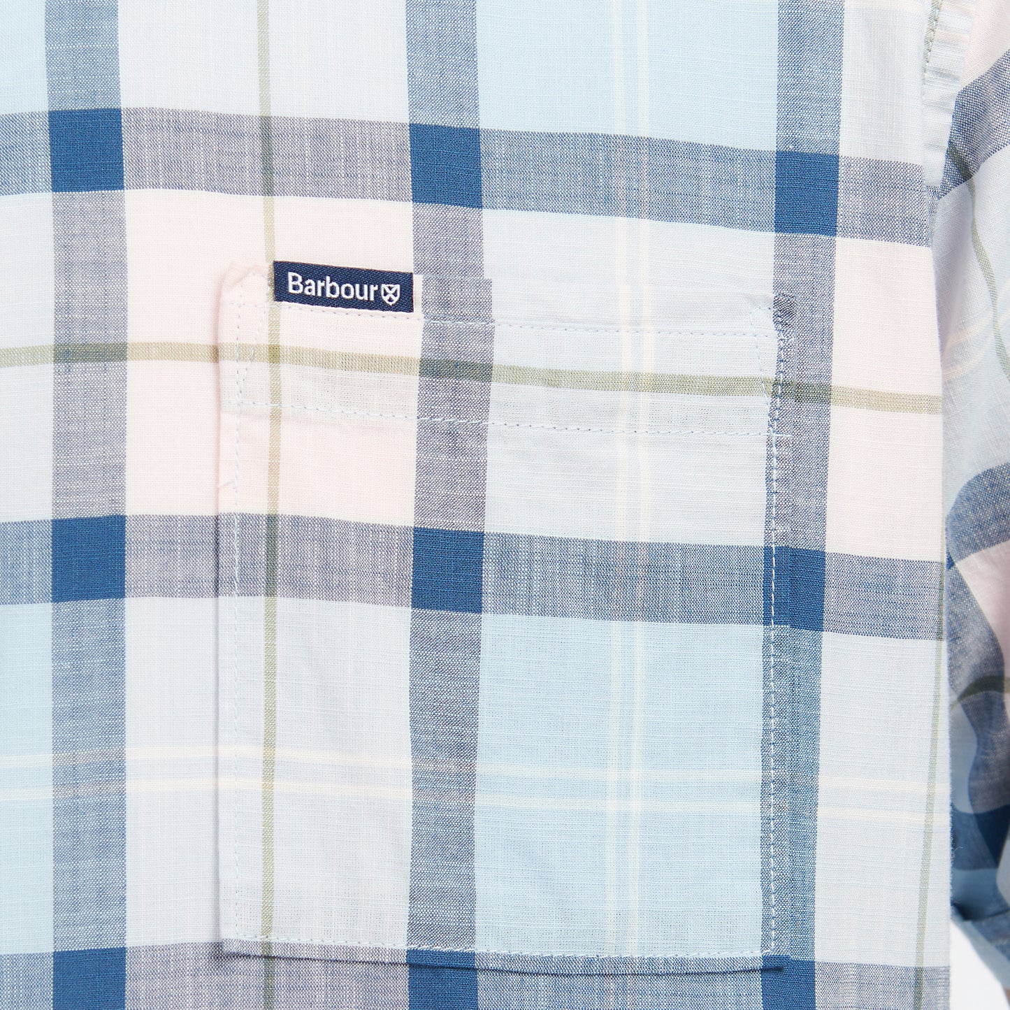 Barbour Gordon Pink Salt Tartan Short Sleeve Shirt