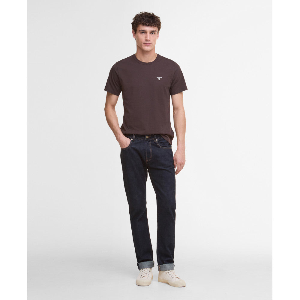 Barbour Essential Dark Oak Sports T-Shirt