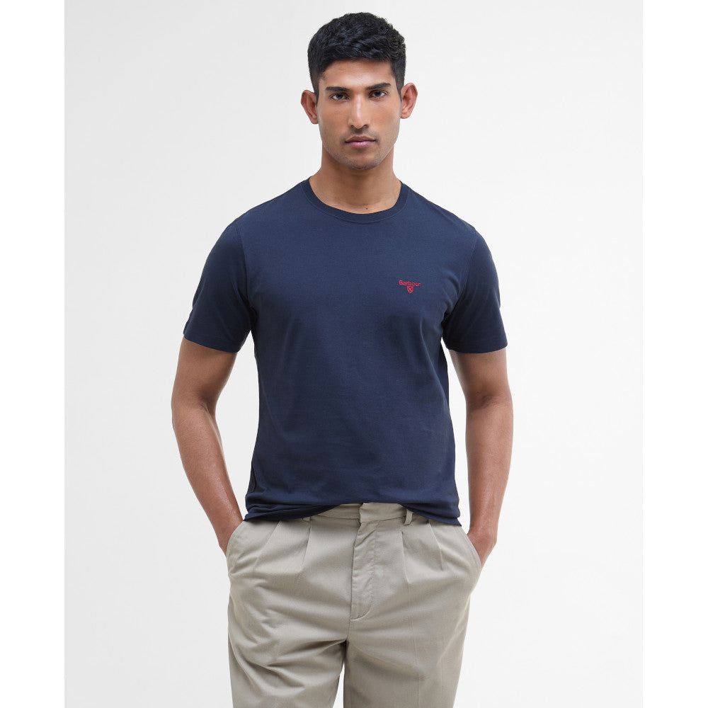 Barbour Essential Navy Sports T-Shirt