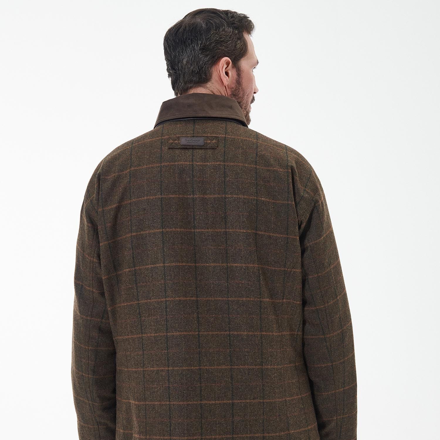 Wallace Robe - Brown Plaid Wool