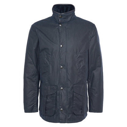 Barbour Hereford Navy Wax Jacket