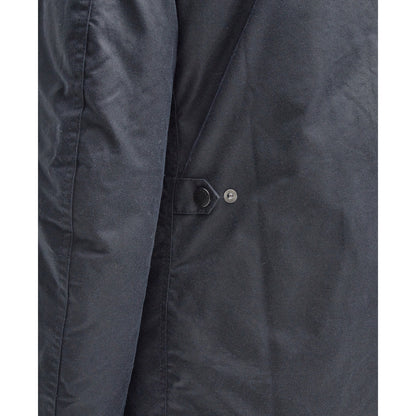 Barbour Hereford Navy Wax Jacket