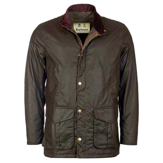 Barbour Hereford Olive Wax Jacket