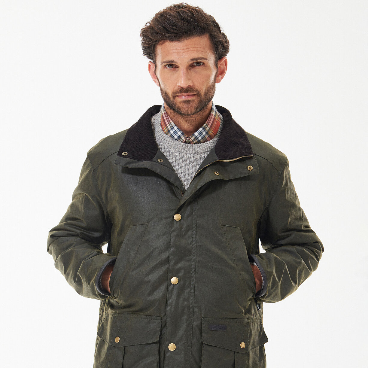 Barbour leeward hot sale wax jacket