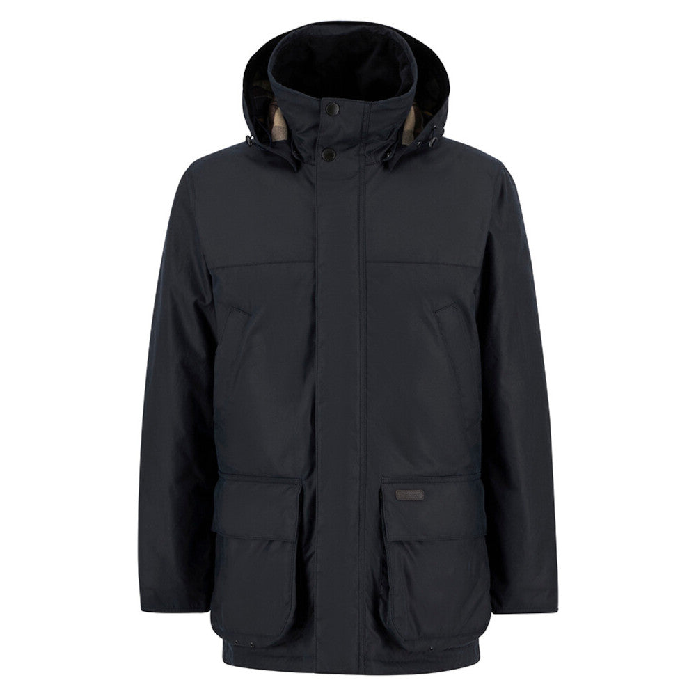 Barbour Bleaberry Navy Wax Jacket