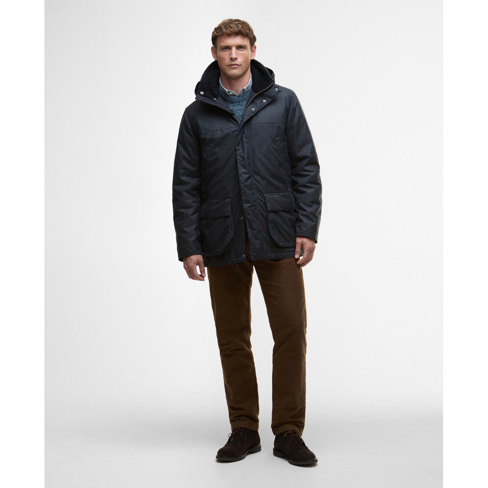 Barbour Bleaberry Navy Wax Jacket