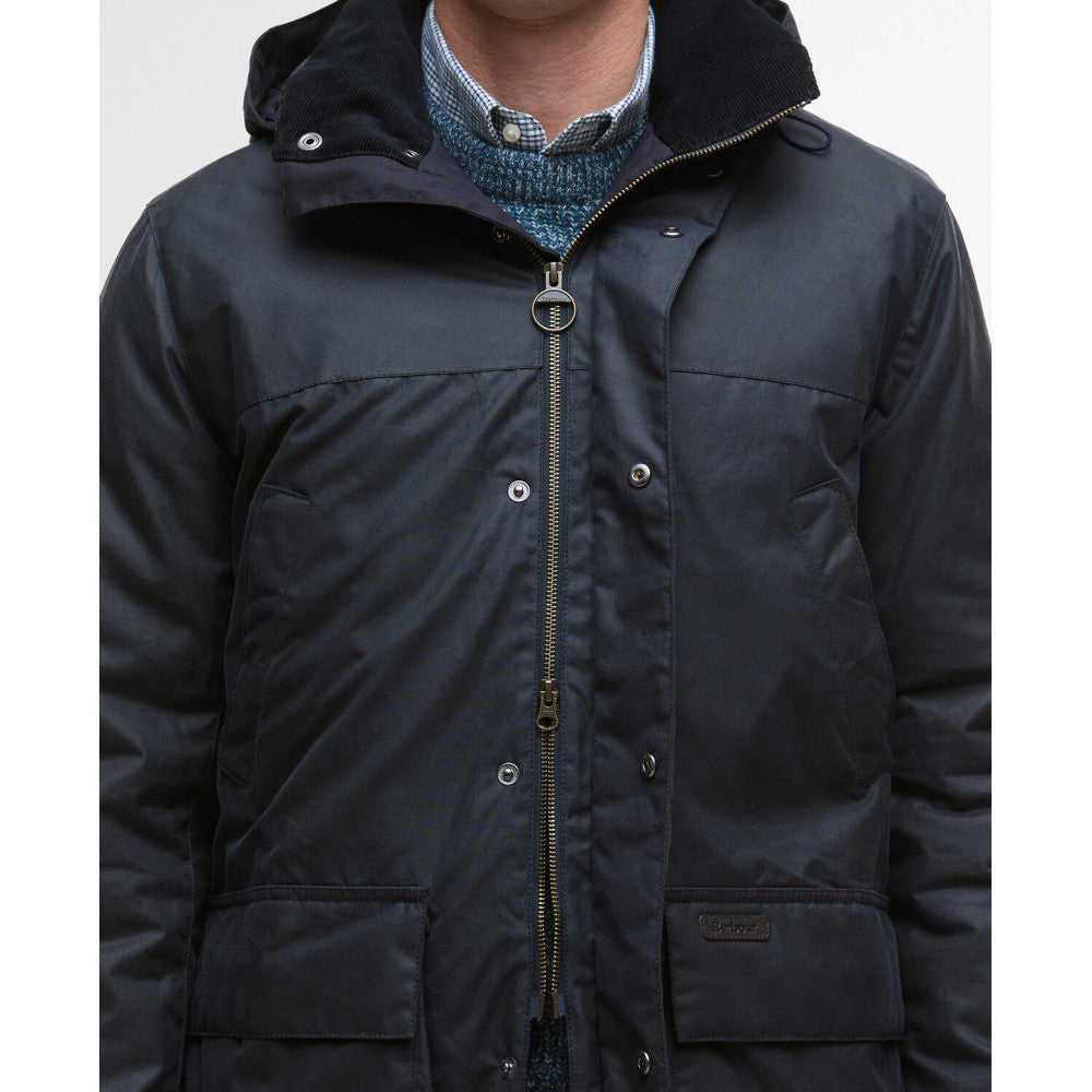 Barbour Bleaberry Navy Wax Jacket
