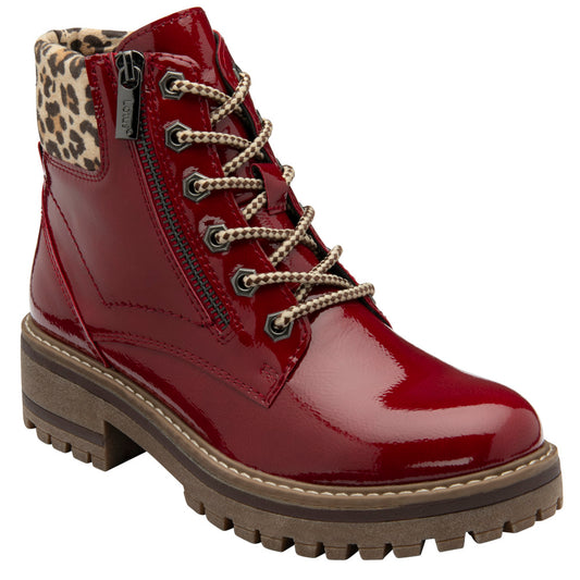 Lotus Myleen Red Ankle Boots
