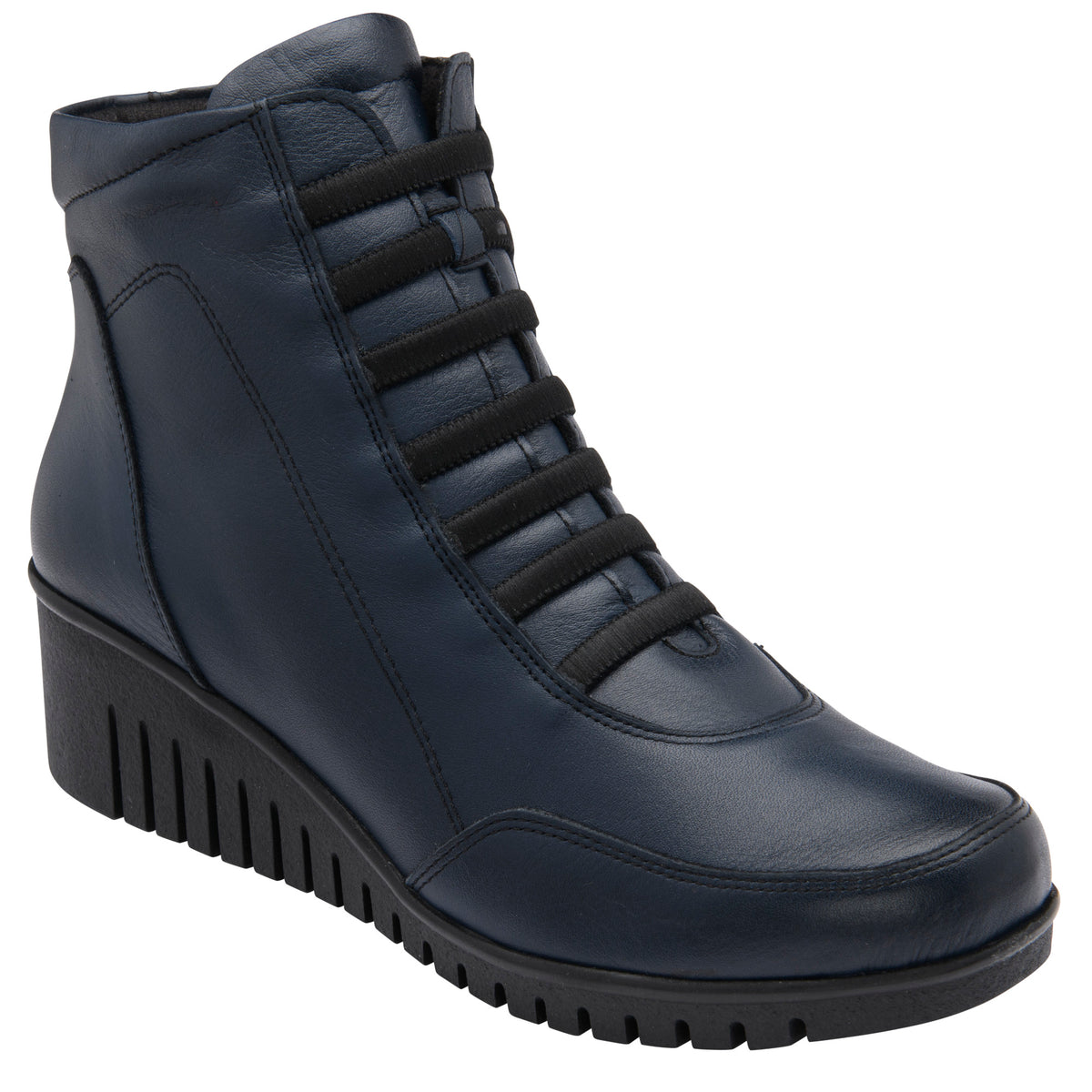 Lotus Myrthe Navy Leather Boots