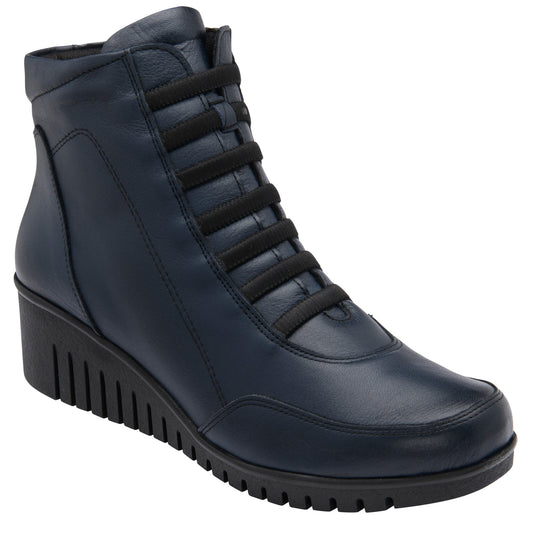 Lotus Myrthe Navy Leather Boots