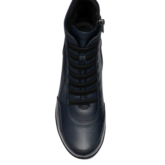 Lotus Myrthe Navy Leather Boots