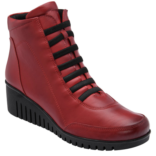 Lotus Myrthe Red Leather Boots