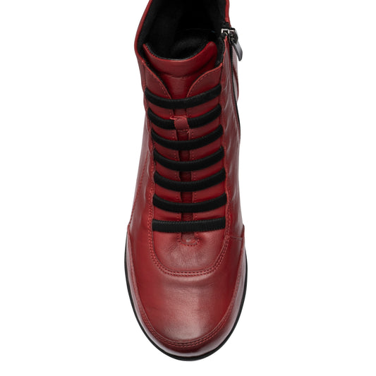 Lotus Myrthe Red Leather Boots