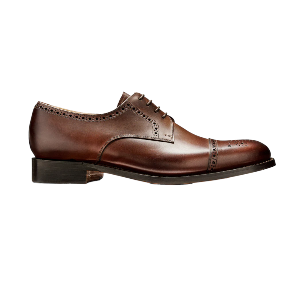 Barker Mowbray Ebony Brown Calf Shoes