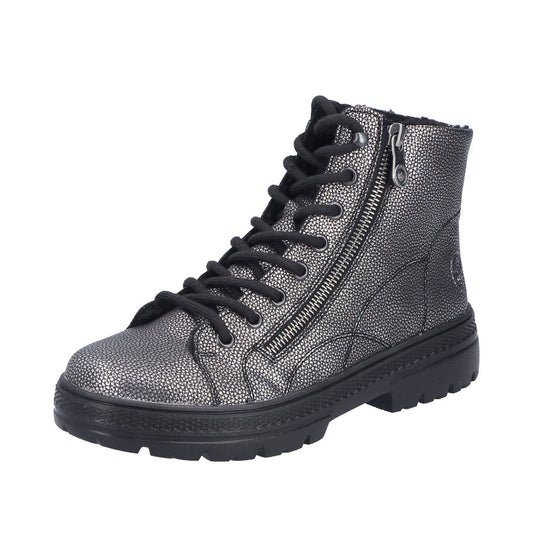 Rieker N0031-90 Antique Silver Boots