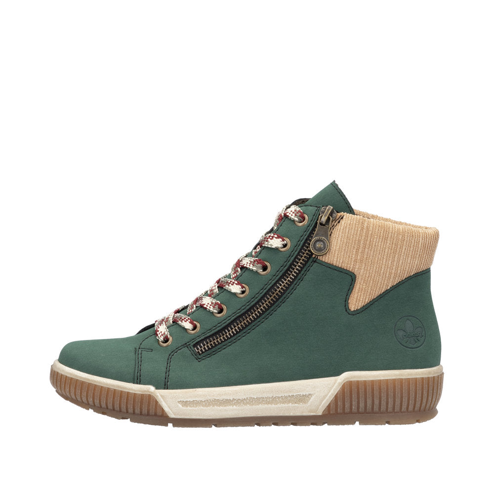 Rieker N0709-54 Bottlegreen Boots