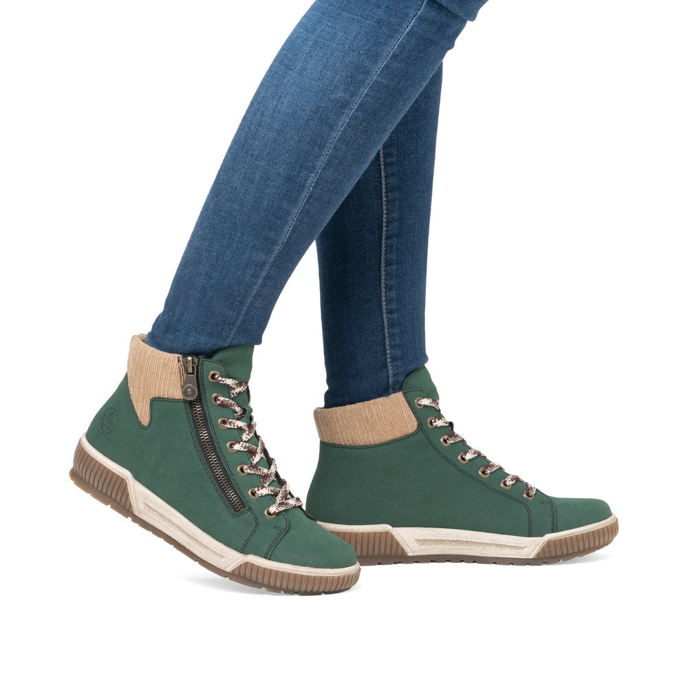 Rieker N0709-54 Bottlegreen Boots