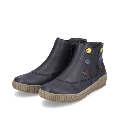 Rieker N0751-14 Maditta Blue Boots
