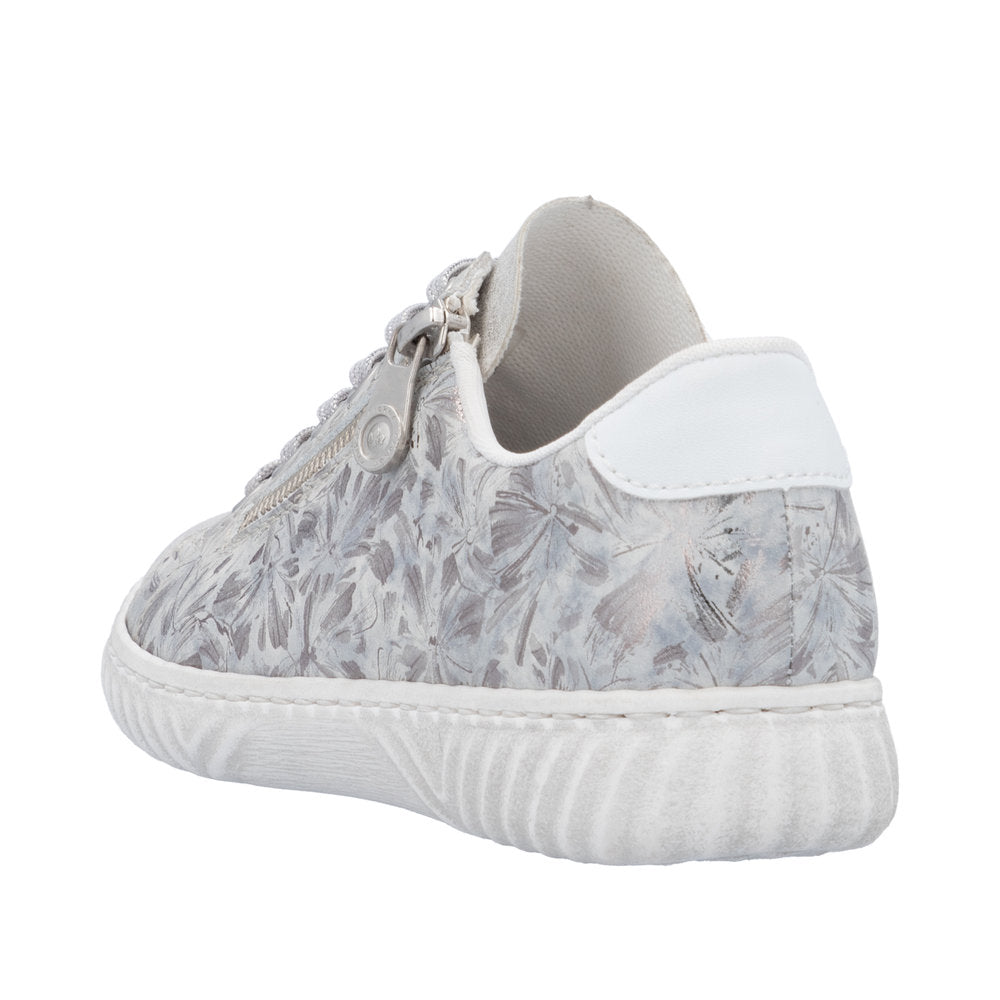 Rieker N0900-90 Fog Silver Trainers