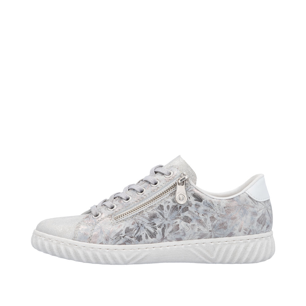 Rieker N0900-90 Fog Silver Trainers