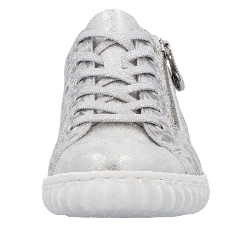 Rieker N0900-90 Fog Silver Trainers