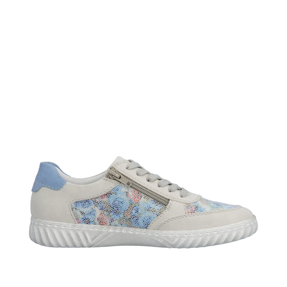 Rieker N0904-90 Aqua Cream Trainers