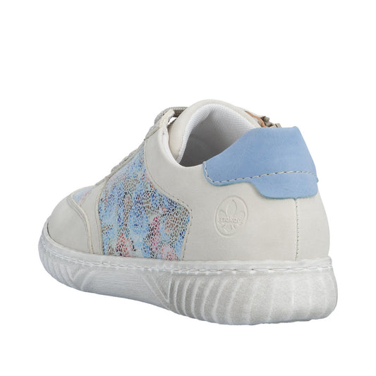 Rieker N0904-90 Aqua Cream Trainers