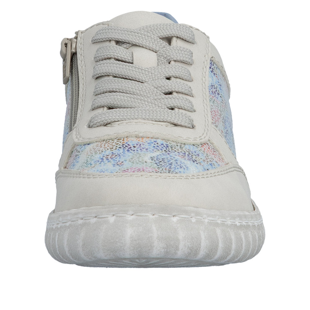 Rieker N0904-90 Aqua Cream Trainers