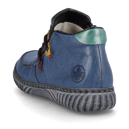 Rieker N0959-14 Edna Royal/Maigruen/Wine/Honey Boots