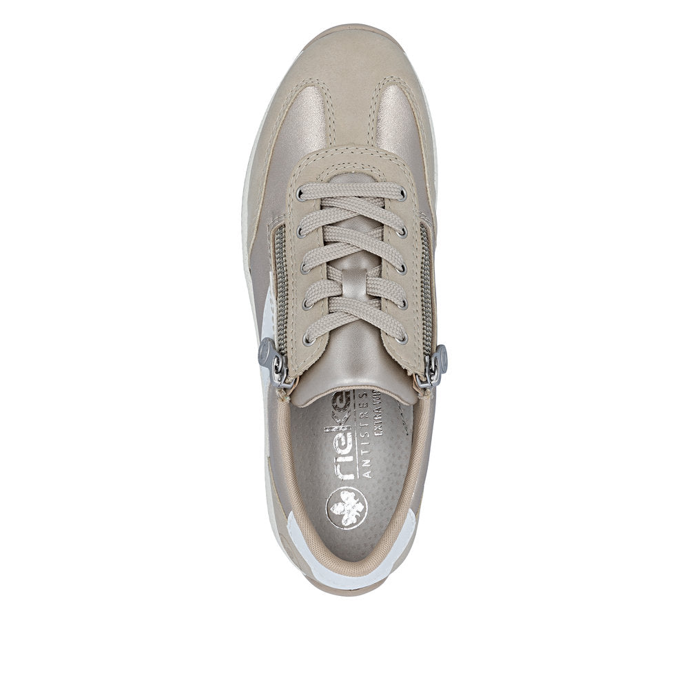 Rieker N1103-90 Champagne Trainers