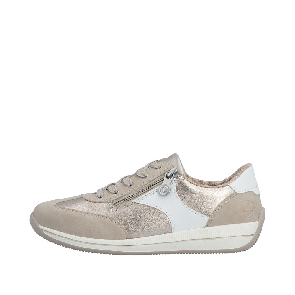 Rieker N1103-90 Champagne Trainers