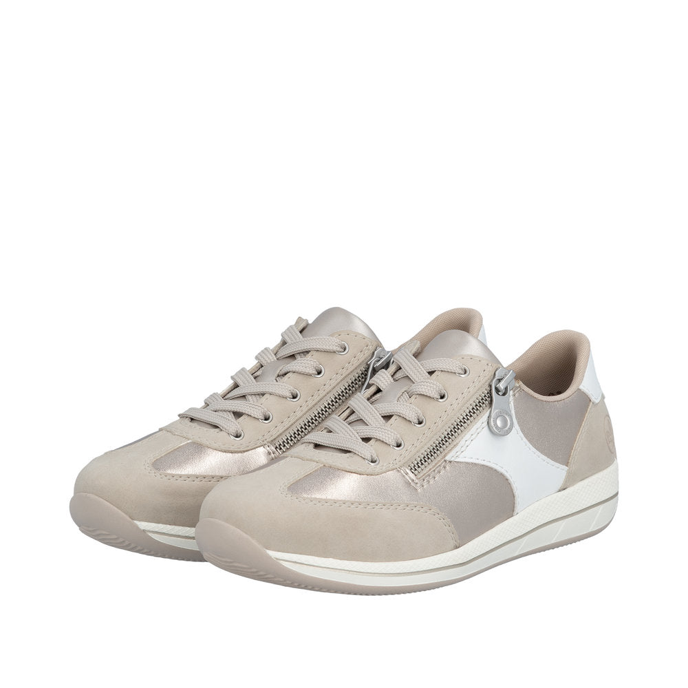 Rieker N1103-90 Champagne Trainers
