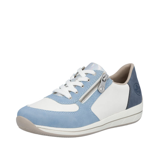 Rieker N1112-10 Aqua / Light Blue Trainers