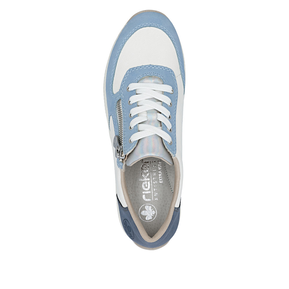 Rieker N1112-10 Aqua / Light Blue Trainers