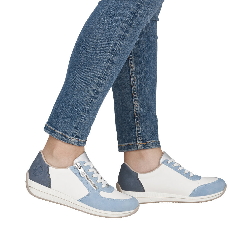 Rieker N1112-10 Aqua / Light Blue Trainers