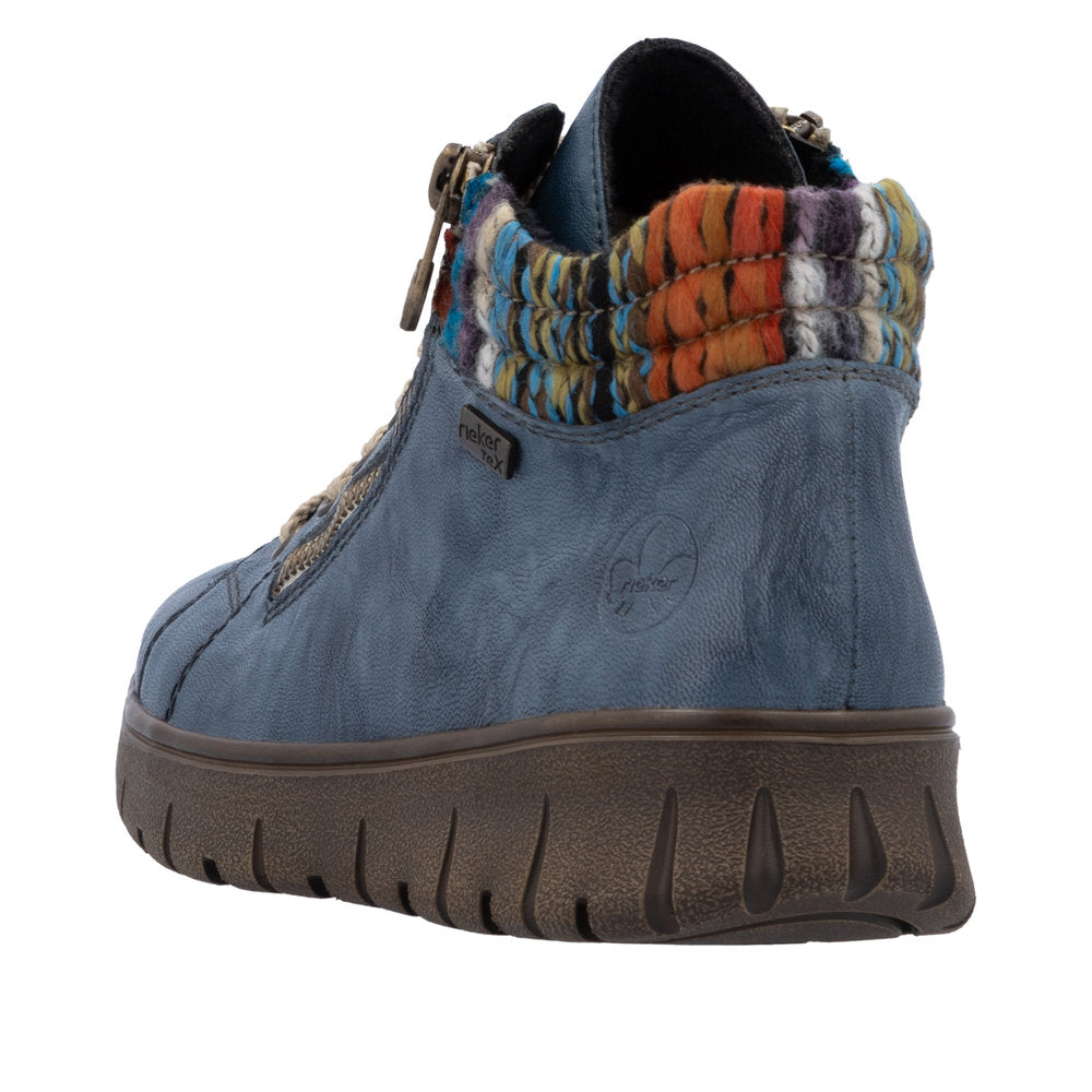Rieker N1305-14 Blue Casual Shoes