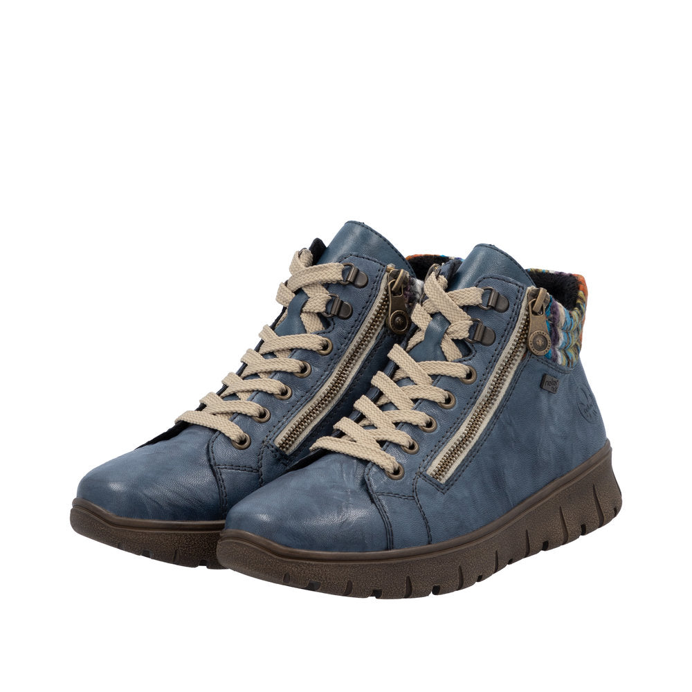 Rieker N1305-14 Blue Casual Shoes