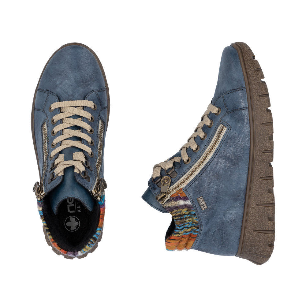 Rieker N1305-14 Blue Casual Shoes