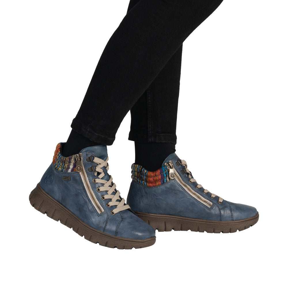 Rieker N1305-14 Blue Casual Shoes