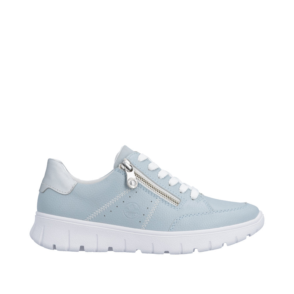 Rieker N1313-12 Blue Silver Trainers