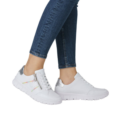 Rieker N1313-80 White Trainers