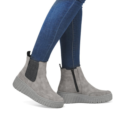 Rieker N2553-40 Grey Boots