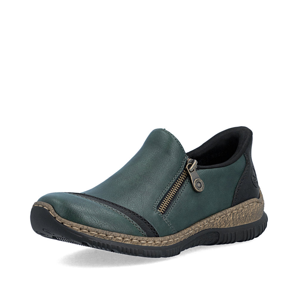 Rieker N3265-54 Green Casual Shoes