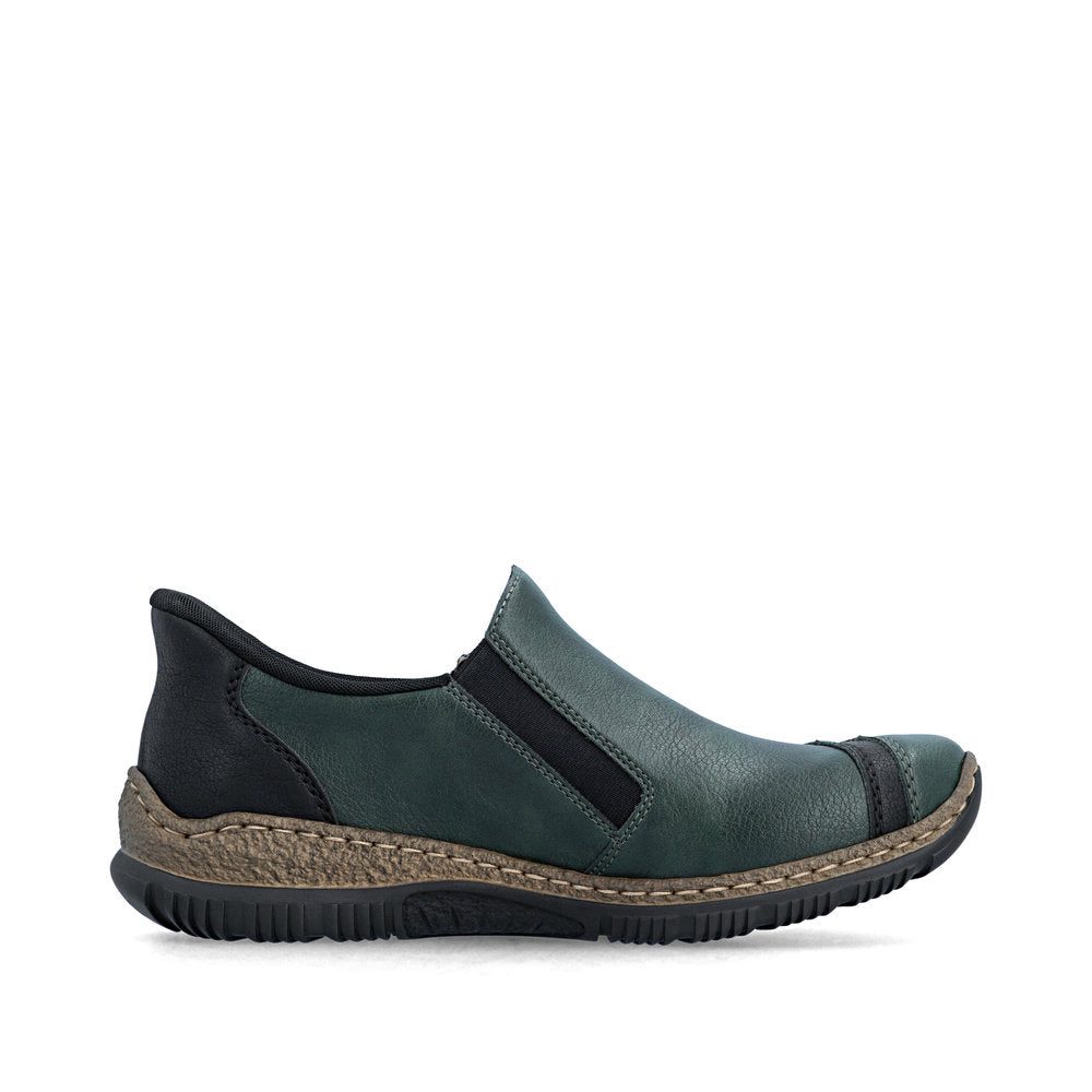 Rieker N3265-54 Green Casual Shoes