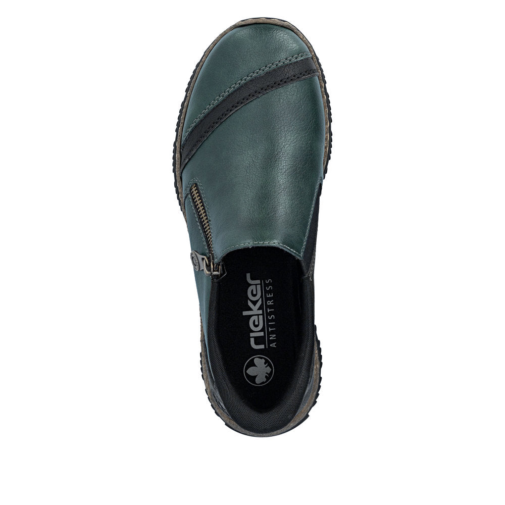 Rieker N3265-54 Green Casual Shoes