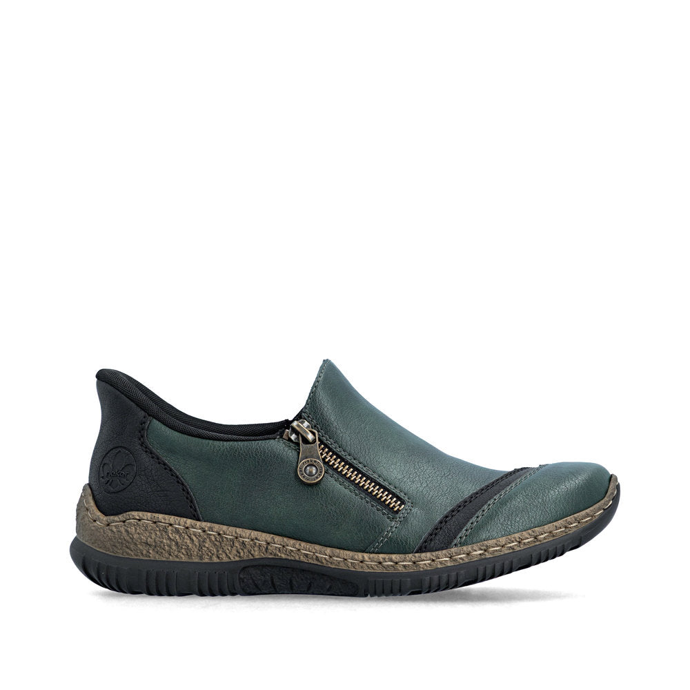 Rieker N3265-54 Green Casual Shoes