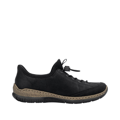 Rieker N3267-01 Black Casual Shoes