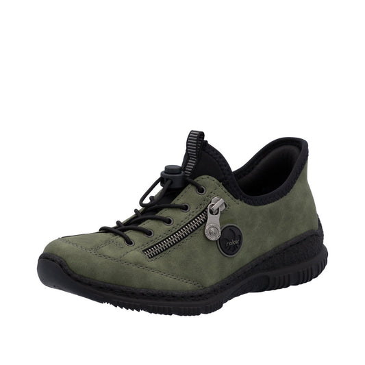 Rieker N3267-54 Green Casual Shoes