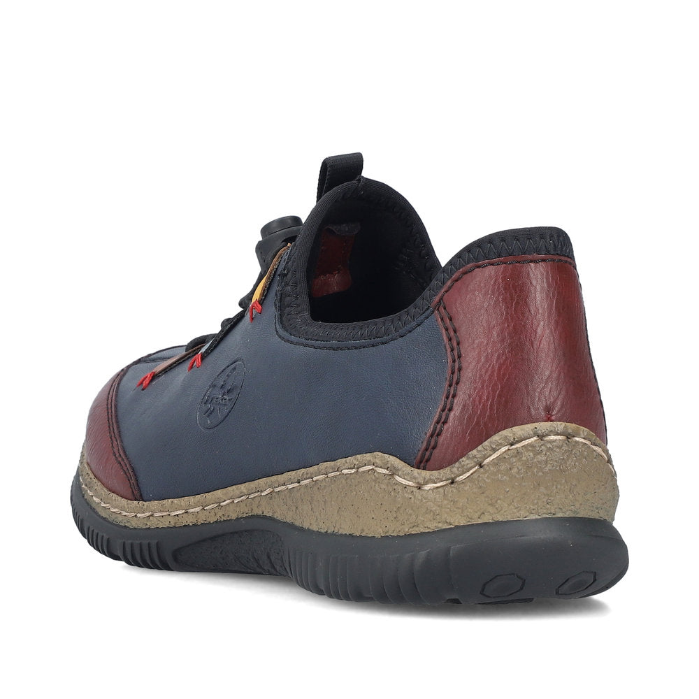Rieker N3271-35 Blue Combination Casual Shoes