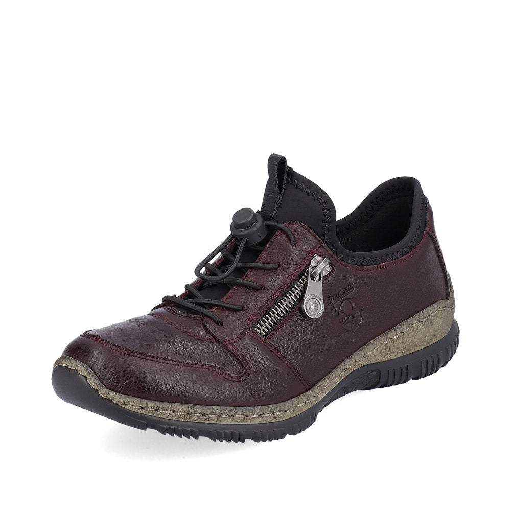 Rieker N32G0-35 Nikita Cerise/Cerise/Black Casual Shoes